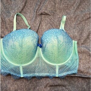 Victoria’s Secret Very Sexy Demi Bustier size 36D light blue
